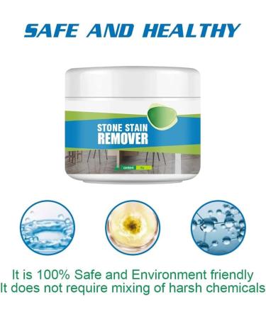 Marble Stone Platform Cleaning Powder Stone Stain Remover Cleaner Stone Cleaning Powder Cleaner Polishes Stone Stain Remover for Marble Tile Granite Kitchen Quartz Countertop (1) - Buy Online on GoSupps.com