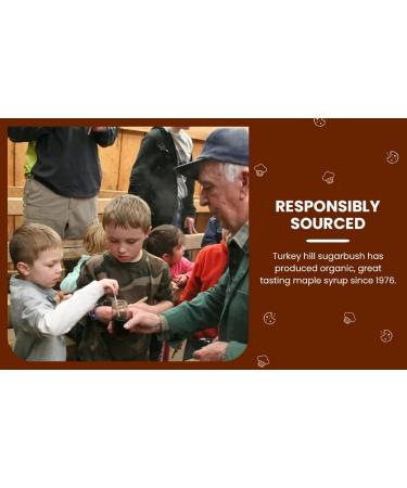 Turkey Hill Sugarbush Heritage Tin Can 100% Pure Premium Canadian Dark Robust Maple Syrup (1L) 1 Liter - Buy Online on GoSupps.com