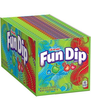 Fun Dip RazzApple Magic and Cherry Yum Diddly, 0.43 Ounce, Pack of 48 48 Count (Pack of 1)