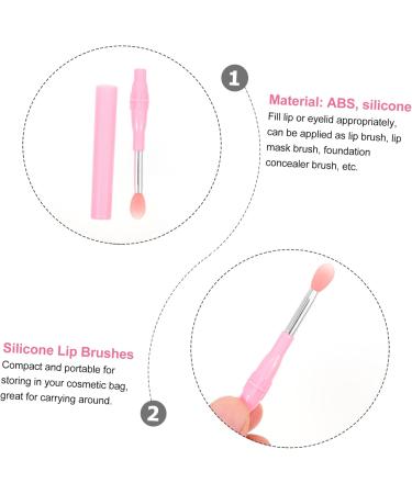 Healeved 30 Pcs Silicone Lip Brush Makeup Eyeshadow Lip Brush for Lipstick Abs - Buy Online on GoSupps.com