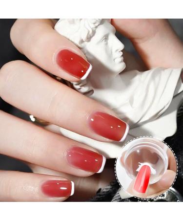 Silicone Nail Art Stamper Clear Jelly Kit - Stamping Tools for DIY French Tip Nails - Buy Online on GoSupps.com