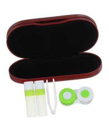 Clispeed glasses container 1 set of sunglasses travel bag case for sports glasses travel accessories contacts accessories glasses case precision contact lenses tweezers bracket men and women puu