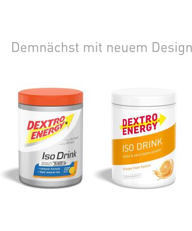 Dextro Energy ISO Drink Orange Fresh 440g | Isotonic Electrolyte Powder | Gluten-Free Lactose-Free Hydration - Buy Online on GoSupps.com