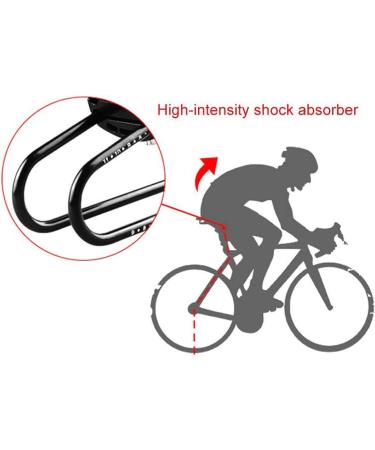USDREAM Bicycle Seat Shock Absorber - Spring Steel Suspension Device for MTB & Road Bike | Max Load 220lbs | Black - Buy Online on GoSupps.com