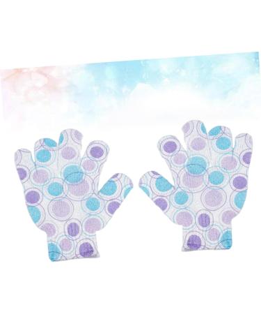 FOMIYES 3 Pairs Bath Gloves Five Finger Shower Gloves Exfoliating Gloves Shower Wipe Printing Child - Buy Online on GoSupps.com