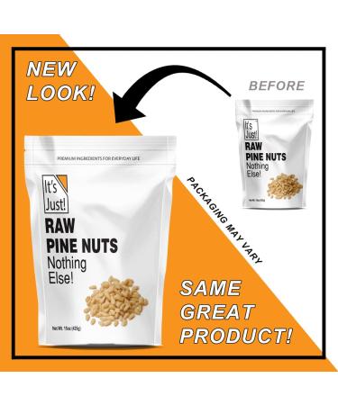Raw Pine Nuts (Pignolias) - Ideal for Pesto, Salads, Roasting - 10oz - Buy Online on GoSupps.com