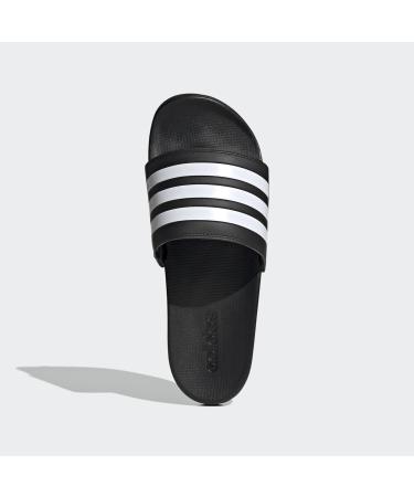 Buy adidas Unisex Adilette Comfort Slides 44.5 EU - Core Black & Cloud White | International Shipping Available - Buy Online on GoSupps.com