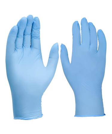 SwiftGrip 3-mil Blue Nitrile Exam Gloves - Latex-Free, Medical Grade, Food-Safe, Powder-Free, Non-Sterile - Medium 50 Count Box - Buy Online on GoSupps.com