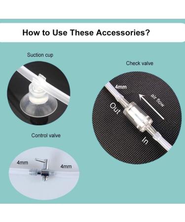 Hygger Aquarium Aerial Venom Bubbler - Ultra Quiet Air Stone for Aquariums Ponds & Fish Tanks | Ideal for Air Pump - Black - Buy Online on GoSupps.com