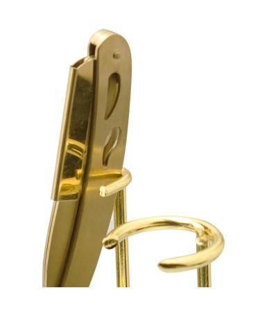 Harilla Gold Wet Shaving Care Set - Soft Nylon Bristles Manual Brush & Razor Holder - Perfect for Father's Vacation - Buy Online on GoSupps.com