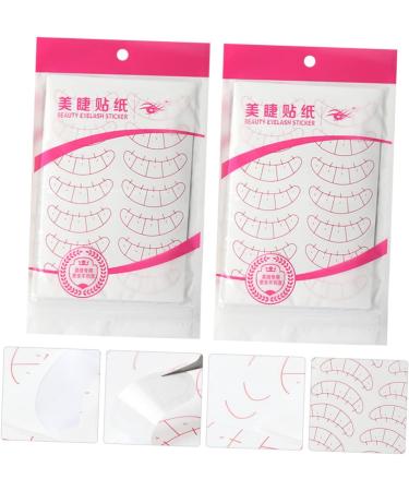 Healeved 40 Sheets Eyelash Positioning Paper Eye Tips Sticker Eyelashes Positioning Pad Eyelash Mapping Stickers Grafted Eyelashes Sticker Eye Positioning Tips Pad Patch Woman - Buy Online on GoSupps.com