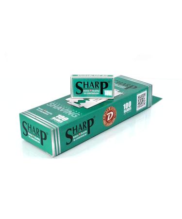 100 Hi Chromium Double Edge Razor Blades - Men's Safety Razor Blades for Smooth Shaving | 1-Year Supply - Buy Online on GoSupps.com