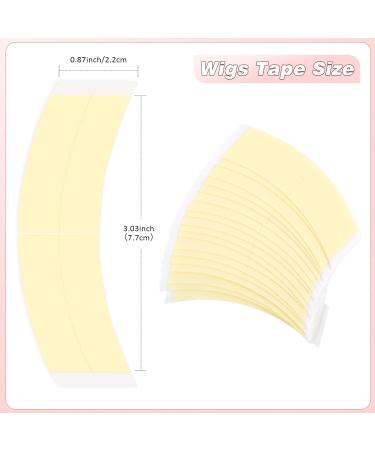 Vlasy 72 Pieces Double Sided Wig Tape - High Adhesive, Waterproof, Invisible Tape for Lace Front Wigs, Toupees, Hair Extensions - Buy Online on GoSupps.com
