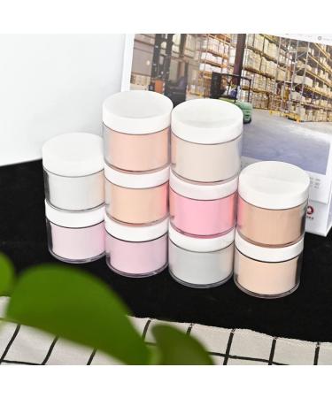 50g 2oz/Bottle Nude Acrylic Nail Powder 20 Colors White Pink Clear Extension Builder Carving Sculptured Powder Polymer Art Dust - (Color: 5 Clear) - Buy Online on GoSupps.com