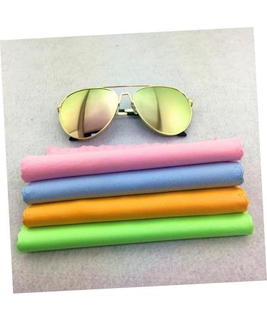 20 Pcs Microfiber Cleaning Cloth for Eyeglasses & Cameras - Portable Customized Durable Dust Cloth for Lens & Screen Cleaning - Buy Online on GoSupps.com