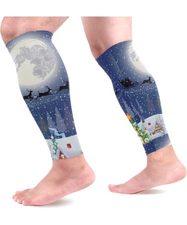 Oyihfvs Knee Compression Leg Sleeves - 1 Pair Non-Slip Guard Socks Cover 8.67x13.0 - Buy Online on GoSupps.com