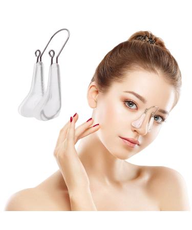 Nose Shaper Silicone Nose Lifter Clip Nose Bridge Straightener Corrector Nose Slimmer Device Nose Up Lifting Clips Tool for Wide Noses Beauty Tool White1