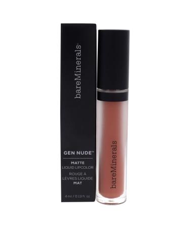 bareMinerals Gen Nude Matte Liquid Lip Color  Weekend  0.13 Fluid Ounce Weekend 0.13 Fl Oz (Pack of 1)