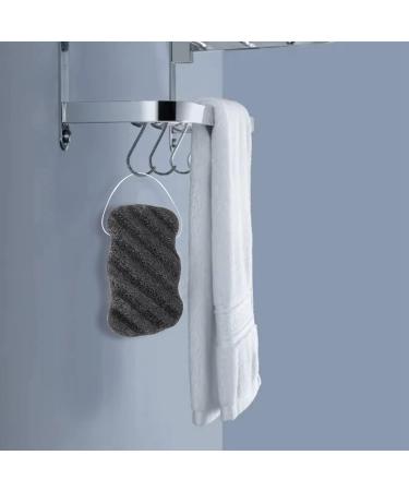 Sponge Set with Activated Bamboo Charcoal - Body & Sponge Cleansing Sponge for Care - Buy Online on GoSupps.com