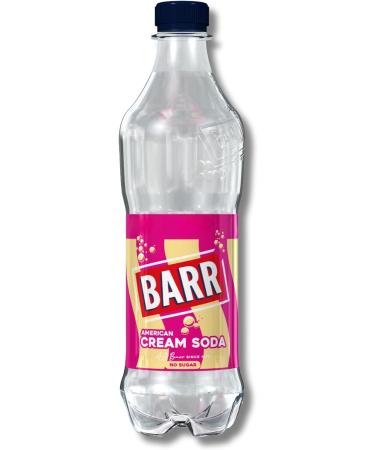 BARR American Cream Soda No Sugar 500ml - 12 x 500ml Bottles | Fizzingly Fun Soft Drink with Creamy Taste - Buy Online on GoSupps.com