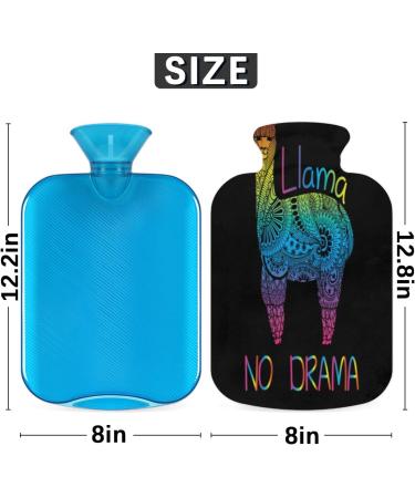 Ethno Lama Alpaka Heat Bottle - 2L Cute PVC Warming Bag for Pain Relief & Cold Therapy | International Shipping - Buy Online on GoSupps.com