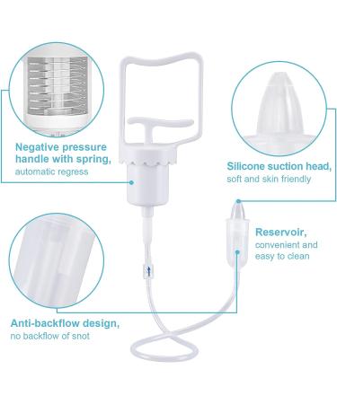 Uxoz Nasal Aspirator for Baby  Quiet Nose Sucker  Nose Aspirator for Toddler  Comfortable Nose Suction with Powerful Negative Pressure Handle - Buy Online on GoSupps.com