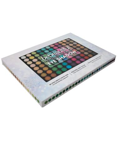 Bebeautiful Professional 88-Color Matte Eyeshadow Palette with Applicators - Buy Online on GoSupps.com