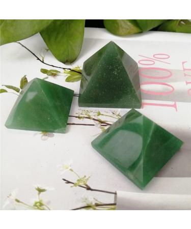 30-35mm Natural Green Quartz Crystal Pyramid Stones Reiki Gifts - Buy Online on GoSupps.com