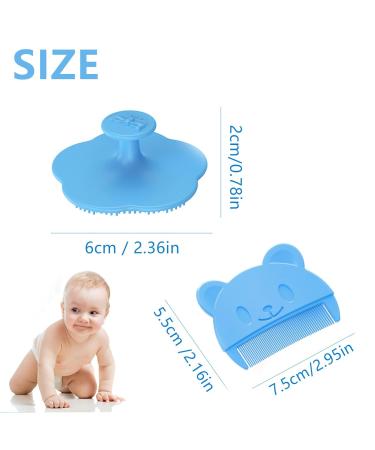 Top Baby Hair Brush & Comb Set for Newborns | Gentle Milk Scab Remover | Optimal Care for Baby's Hair - Buy Online on GoSupps.com