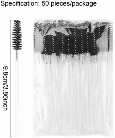 Mascara Wands Portable Spoolies for Eyebrows Transparent Rod Nylon Eye Lash Tools Eyelash Mascara Brushes Wands Applicator Makeup Kits for Women Makeup Tmay - Buy Online on GoSupps.com