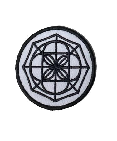 Sedroc Kenpo Karate Universal Patch - White/Black