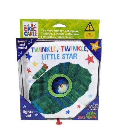 Eric Carle Kids Preferred The Very Hungry Caterpillar Twinkle  Twinkle  Little Star Cloth Soft Book with Sounds and Light Up Firefly for Infant and Baby Boys and Girls