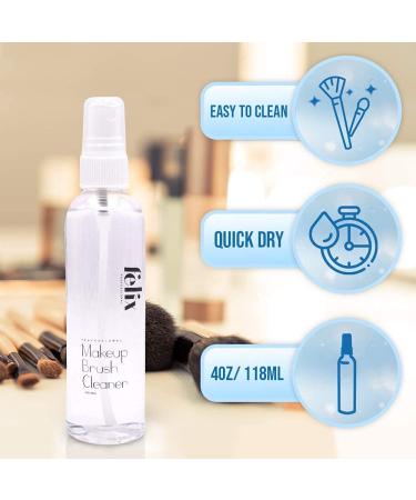 Felix Professional Makeup Brush Cleaner - Deep Clean & Quick Dry for Natural & Synthetic Brushes (2 Fl oz + Sponge) - Buy Online on GoSupps.com