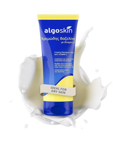 Algoskin Creamy Vitamin E Cream for Dry & Coarse Skin - Moisturizes & Protects Dry Skin, Sun Protection Cream - Cream for Chapped Hands, Elbows & Knees - 6 oz