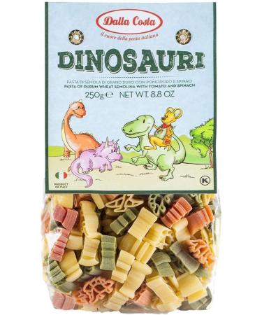 Dalla Costa Tricoloured Pasta Bundle - Dinosauri Teddy Zoo Travel (4x250g) - Buy Online on GoSupps.com