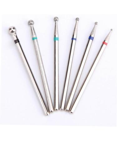 FOMIYES Nails Drill Bits Nail Drill Bits Manicure Drill Bits Grinding Head Round Beads - Buy Online on GoSupps.com