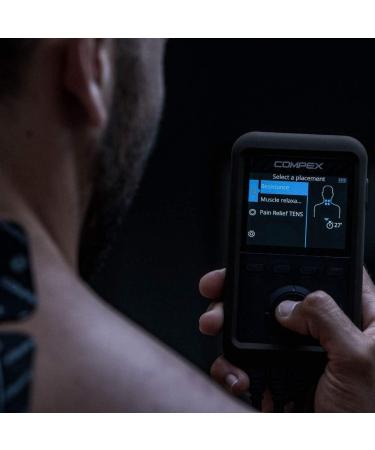 Compex Sport Elite 3.0 Muscle Stimulator with TENS Kit - Enhance Muscle Performance | 10 Programs Black - International Shipping Available - Buy Online on GoSupps.com