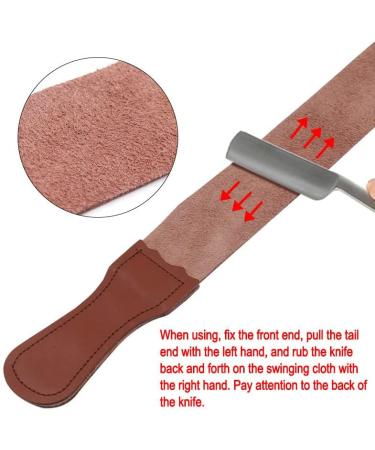 Premium Real Leather String Straps for Barber Razors - Durable & Sharp Folding Knife Accessories - Buy Online on GoSupps.com