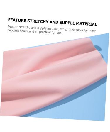 Housoutil 1 Pair Ice Silk Nail Gloves Toilet Flush Handle Sun Fingerless Gloves Ceramic Toothbrush Holder Nail Lamp Gloves Nail Building Gel Sun Gloves Nylon Anti Gloves Uv Miss Pink - Buy Online on GoSupps.com