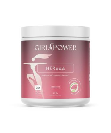 Girl Power Supplements HEReaa Melon & Lime (30 Servings) - EAA & Electrolytes Supplement for Women Athletic & Training Support Muscle Recovery Cognitive Performance Essential Amino Acids Workout Supplement Melon & Lime 30 Servings (Pack of 1)
