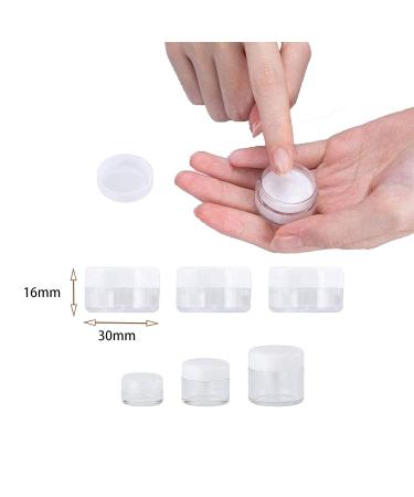 100pcs 5ml Small Clear Sample Jars with Lids - Empty Container Pots for Travel & DIY Projects | International Shipping Available - Buy Online on GoSupps.com