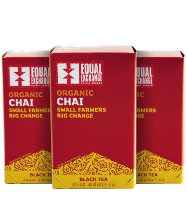 Equal Exchange Organic Chai, 20 Count (Pack of 3)