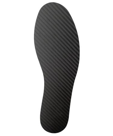 Carbon Fiber Shoe Insole Semi-Rigid Insert 1 Piece 24.5cm(Men Size 8/Women 9) 24.5cm Fit Women's Size 9 Men's 8