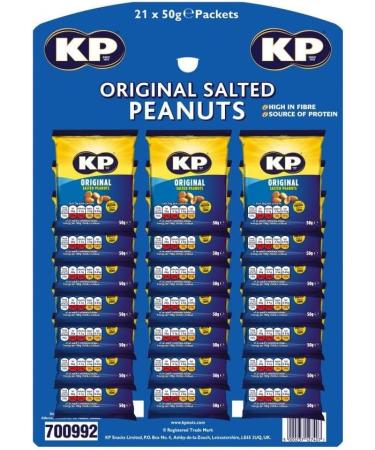 KP Original Salted peanuts Pub Card 21 X 50 G KP Original Salated - Buy Online on GoSupps.com
