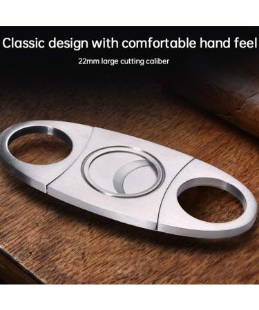 Cigar Boxs Humidors Cigar Cutter Guillotine Stainless Steel Sharp Blade Portable Sharp Double Blades with Gift Box 3 Pack - Buy Online on GoSupps.com