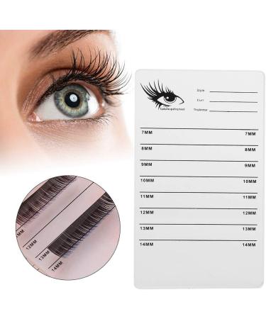 Eyelashes Extension Board Acrylic Eyelashes Grafting Storage Board with Measuring Function Fake Eyelashes Storage Palette for Lash Technicians - Buy Online on GoSupps.com