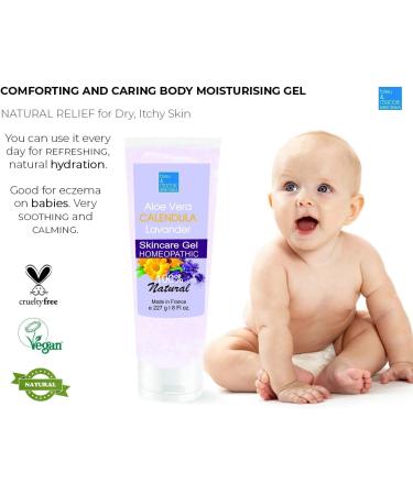  bleu & marine Bretania Pure Aloe Vera Calendula and Lavender Oil Gel 227 g. Protective gel for diaper changes After shaving and waxing Soothing and protective - Bretania navy blue - Buy Online on GoSupps.com