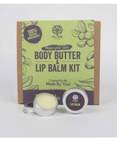 DIY Body Butter & Lip Balm Kit | Vegan Beauty Gift Set for Teens | Teen Birthday Gift | Ethical 100% Natural Ingredients | Craft Kit for Creative Fun - Buy Online on GoSupps.com