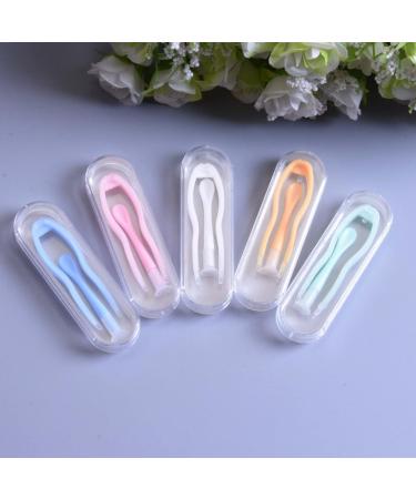 Portable Contact Lenses Remover and Inserter Tool Case Set Tweezers Suction Stick Contact Lenses Inserter Removal Tool for Contact Lenses User Arc Design Reusable Green - Buy Online on GoSupps.com