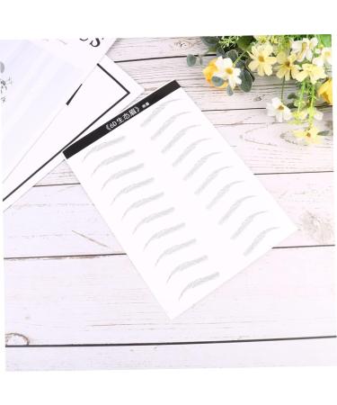 FOMIYES 6 Sheets Pairs Black Makeup Stick-on Brows Eyebrow Makeup Tools Eyebrow Stickers 3d Artificial Patch - Buy Online on GoSupps.com